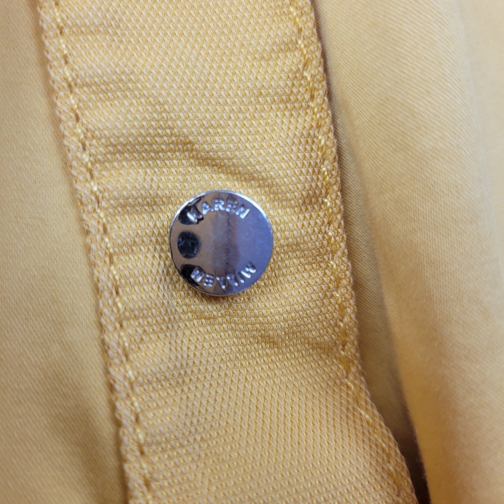 Karen Millen Yellow Sleeveless Shirt Midi Dress - Picture 6 of 16